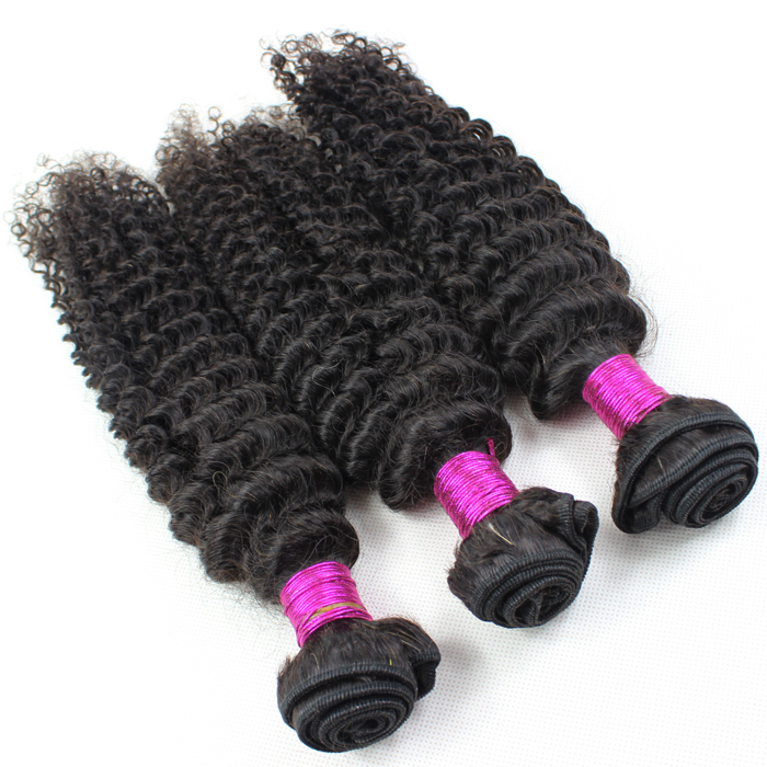 10a grade cuticle aligned virgin natural hair bundle  HN180